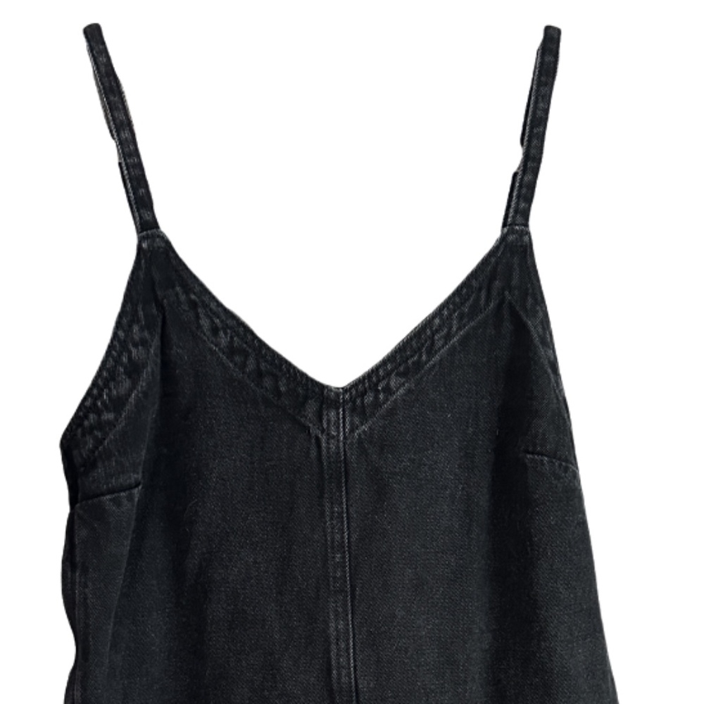 Pull&Bear Black Denim Minidress